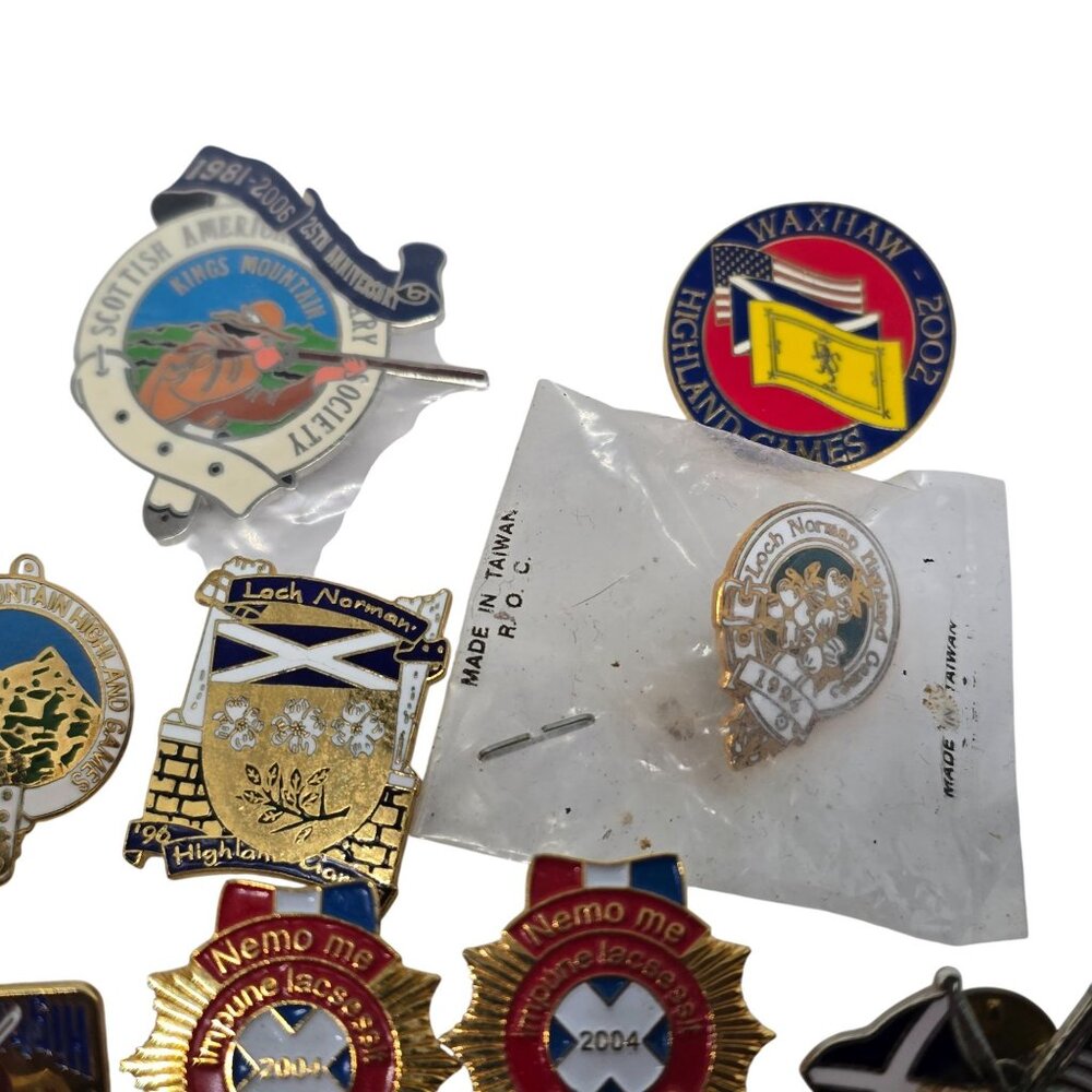 Scottish Highland Games Enamel Pin Lot Loch Norman Waxhaw Kings Mountain 17 - Picture 6 of 16